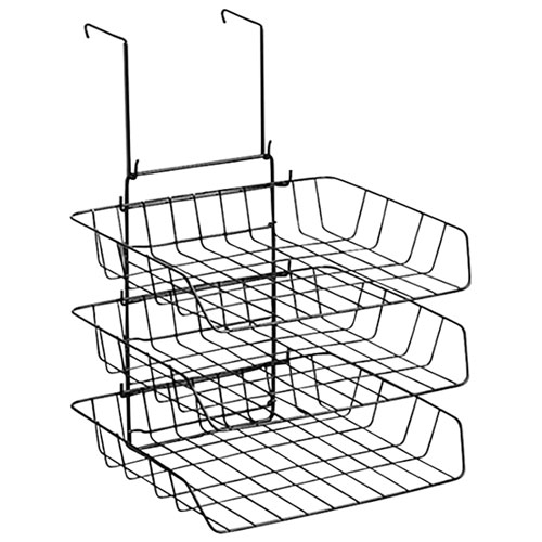 Acme United Triple Letter Hanging Tray - Black