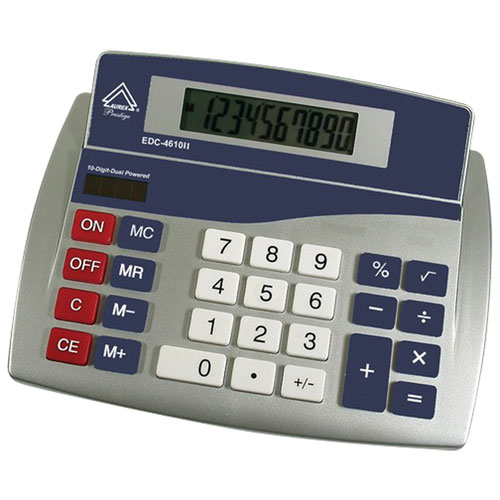 Aurex Big Number 10-Digit Desktop Calculator