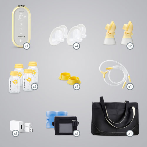 Medela Freestyle™ Hands-free Double Electric Breast Pump Gray 101044164 -  Best Buy