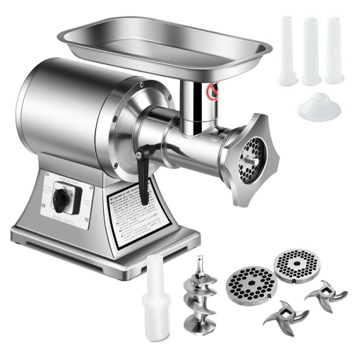 Gymax Commercial Grade Meat Grinder Stainless Steel Heavy Duty 1.5HP 1100W 550LB/h