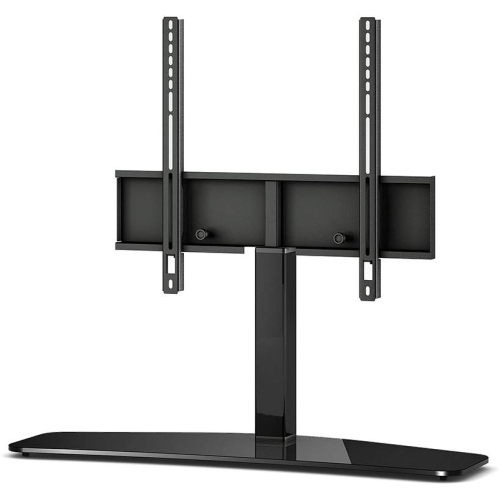 SONOROUS PL-2335 Modern TV Stand with Glass Base for TVs up to 65" - Black