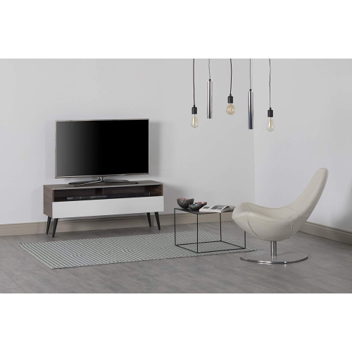 SONOROUS VL-1200 Series Modern Wood TV Stand with Solid Wood Legs for TVs up to 65"
