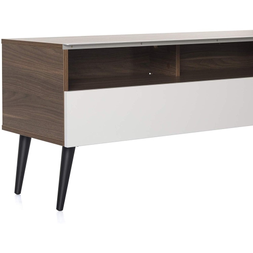SONOROUS VL-1200 Series Modern Wood TV Stand with Solid Wood Legs for TVs up to 65"