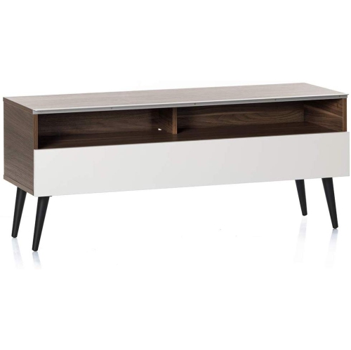 SONOROUS VL-1200 Series Modern Wood TV Stand with Solid Wood Legs for TVs up to 65"