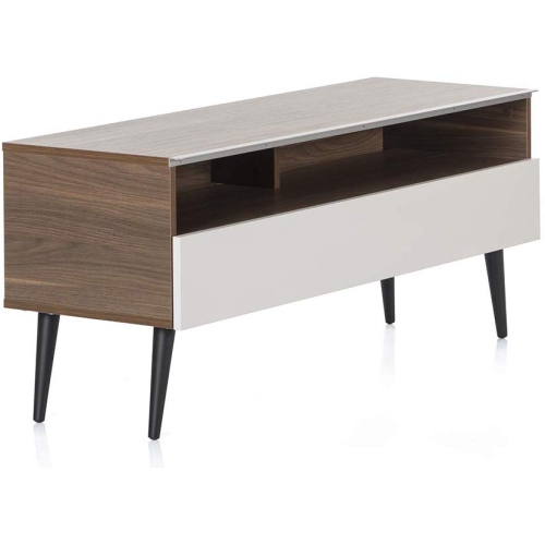 SONOROUS VL-1200 Series Modern Wood TV Stand with Solid Wood Legs for TVs up to 65"