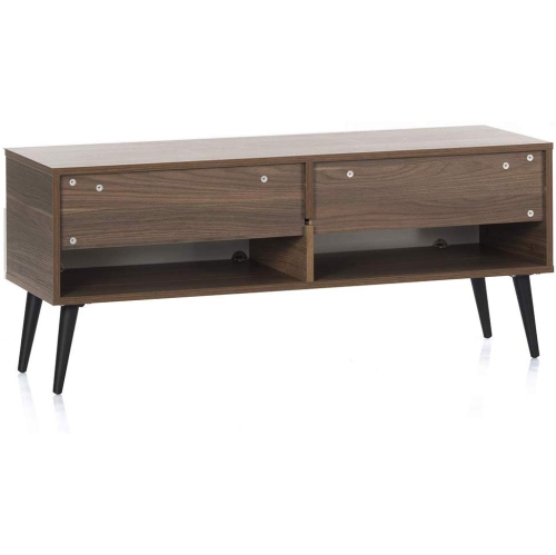 SONOROUS VL-1200 Series Modern Wood TV Stand with Solid Wood Legs for TVs up to 65"