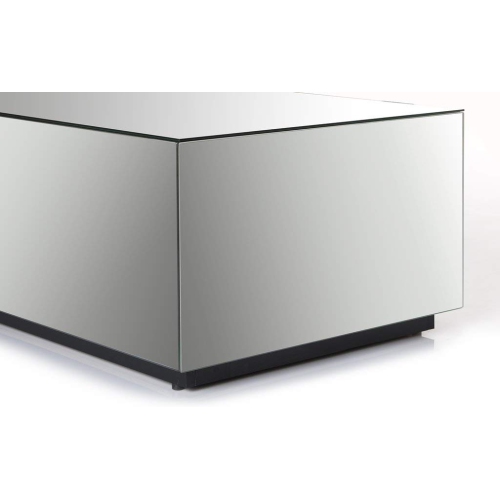 SONOROUS CTB-120 All Glass Modern Coffee Table/Center Table - Mirror