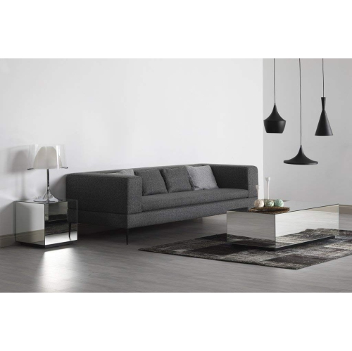 SONOROUS CTB-120 All Glass Modern Coffee Table/Center Table - Mirror