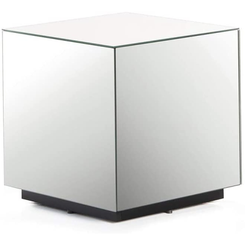 SONOROUS STB-45 All Glass Cube Side Table / Night Stand