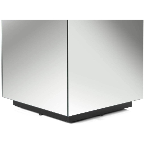 SONOROUS STB-45 All Glass Cube Side Table / Night Stand