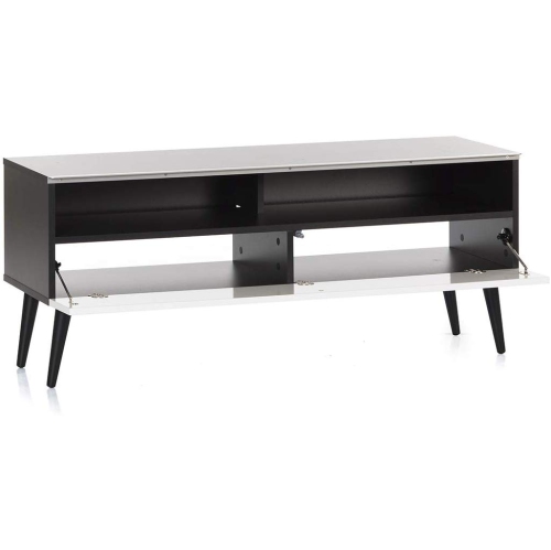 SONOROUS VL-1200 Series Modern Wood TV Stand with Solid Wood Legs for TVs up to 65"