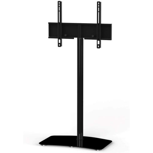 SONOROUS TV Stand PL2800 for Up to 65 Inches TV - Floor Stand TV Bracket - Tempered Glass Base, 45 Degree Swivel - Black