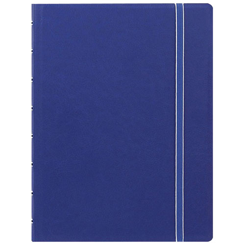 Cahier de format A5 de 8,50 x 6,44 avec reliure à double spirale Filofax de Rediform - 56 pages - Bleu