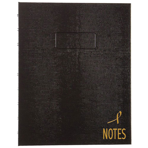 Cahier de notes NotePro de la collection Pink Ribbon de Blueline - 150 pages - Noir