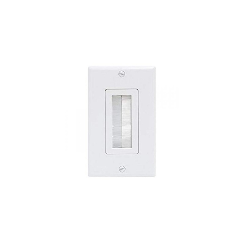 General Electric ZWP-CED21059 GE Ultra Pro Brush-style Decora Wallplate - White