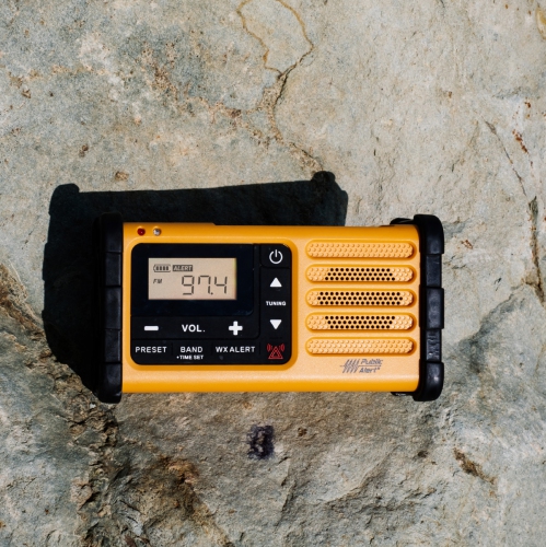 Sangean MMR-88 AM/FM/Weather, Alert Emergency Radio, Solar/Hand Crank/USB/Flashlight, Siren, Smartphone Charger 6.60in. x 4.90in. x 3.95in.