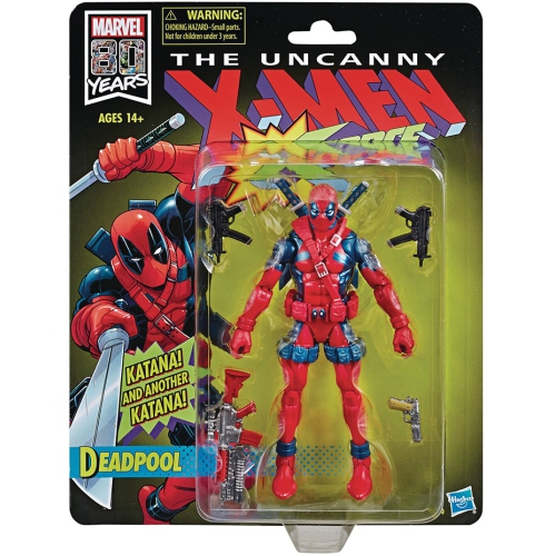 MARVEL  Legends Retro 6 Inch Action Figure X-Men Series - Deadpool