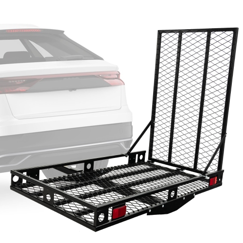 Gymax Folding Electric Wheelchair Hitch Carrier Scooter Loading Ram