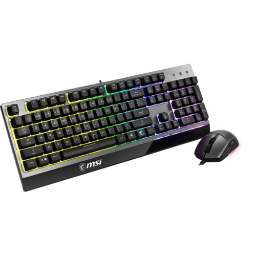 MSI Vigor Backlit RGB Dedicated Hotkeys Anti-Ghosting Mechanical Feel Gaming Keyboard & Gaming Mouse Combo