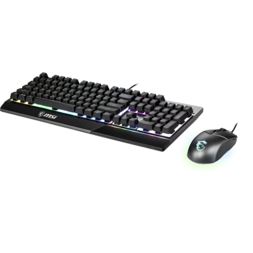 MSI Vigor Backlit RGB Dedicated Hotkeys Anti-Ghosting Mechanical Feel Gaming Keyboard & Gaming Mouse Combo