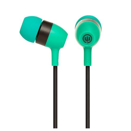 Wicked Audio 600CC Teal Headphones + Mic Control