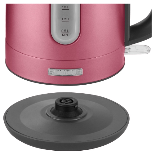 Bouilloire électrique en acier inoxydable de 1,7 l de Sencor - SWK1774RD