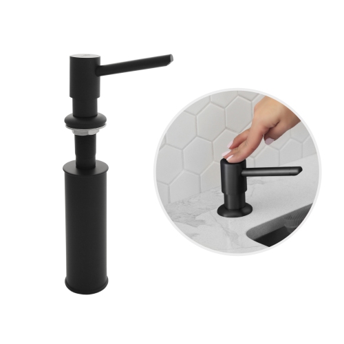 Soap Dispenser - Matte Black Finish