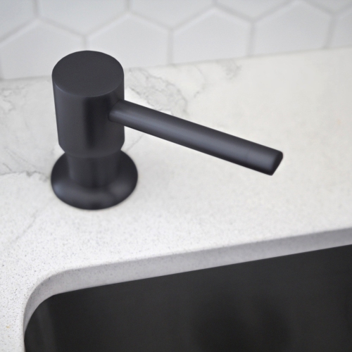 Soap Dispenser - Matte Black Finish