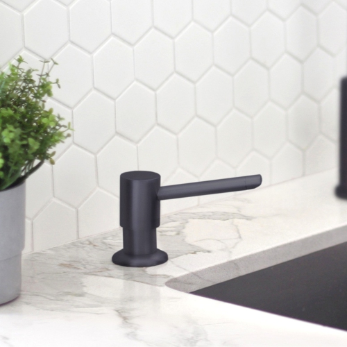 Soap Dispenser - Matte Black Finish