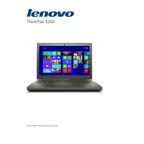 Refurbished (Excellent) - Lenovo ThinkPad X240 Core i5-4300U 12GB