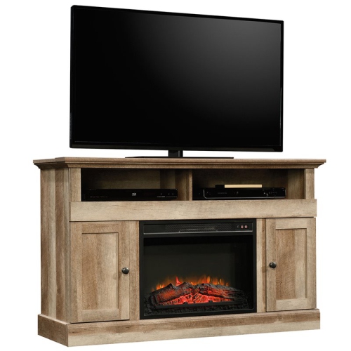 Sauder fireplace 2024 tv stand