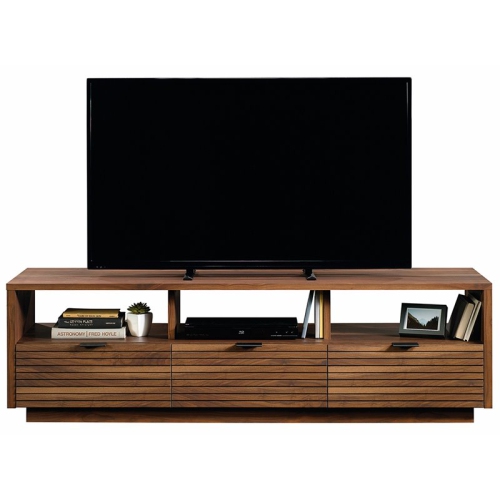 Sauder Harvey Park 71" TV Stand in Grand Walnut