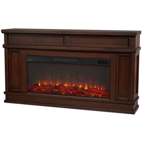 REAL FLAME  Torrey Fireplace Tv Stand In Dark Walnut Looks great and puts out a nice bit of heat