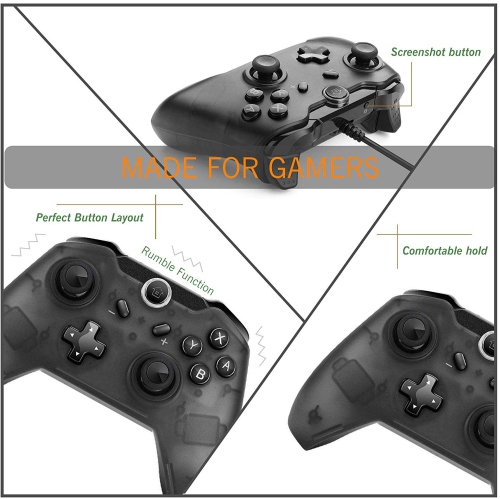 Wireless Pro Gaming Controller Gamepad Joypad Remote for Nintendo Switch Console(Newest Version 6.0.0)
