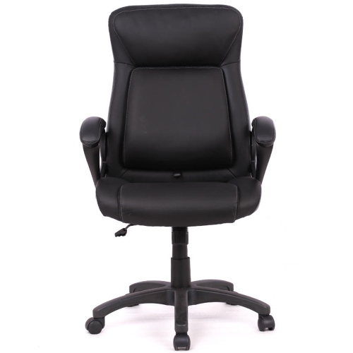 Executive Computer Task Desk Chair, Leather Office Chair With Back Support