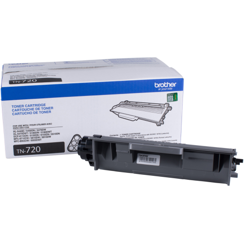 Brand-new Brother Black Original TN720 Toner For: HL-5450, MFC-8510 - 8950 to HL-6180 Serie