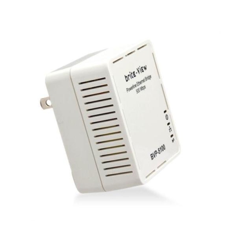 Brite-View LinkE Mini 500 Mbps Powerline Ethernet Adapter Kit by Brite View