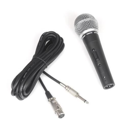Pyle Professional Microphone, Ultra Wide Frequency Response, Unidirectional Handheld Mic, ON/OFF Switch