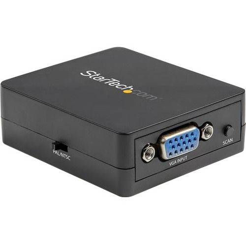 STARTECH  1080P VGA to Rca And S-Video Converter - USB Powered - High Resolution VGA Input With Dynamic Scaling (VGA2Vid2)