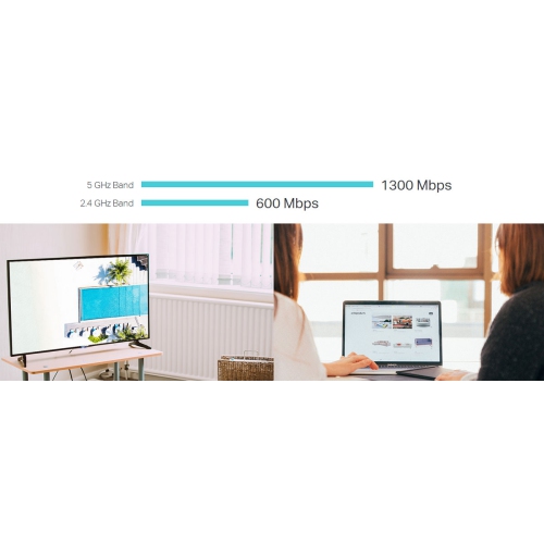 TP-Link Archer A9 Wireless AC1900 Dual-Band Wi-Fi Router - Black