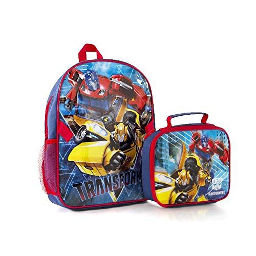 Pokemon 16 Large School Roller Backpack Lunch Bag 2pc Book Bag Set -Red  Group