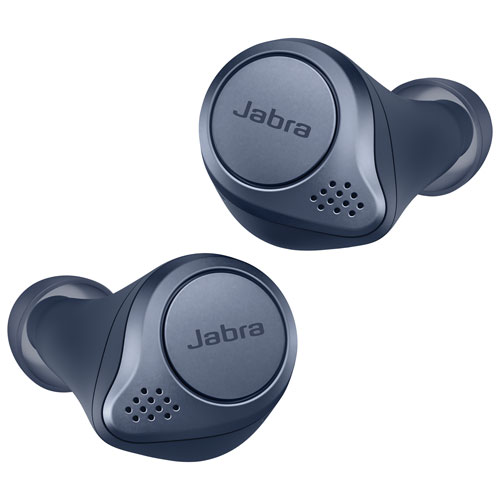 Jabra Elite Active 75t In-Ear Active Noise Cancelling Truly Wireless Headphones - Navy