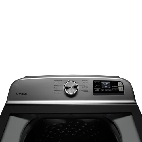 Laveuse à chargement par le haut haute efficacité de 5,4 pi³ de Maytag - Blanc