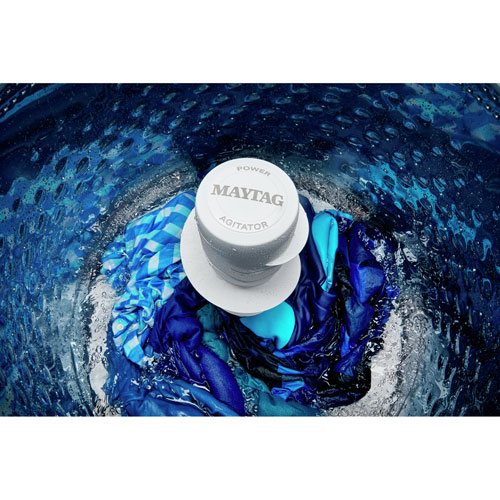Laveuse à chargement par le haut haute efficacité de 5,4 pi³ de Maytag - Blanc