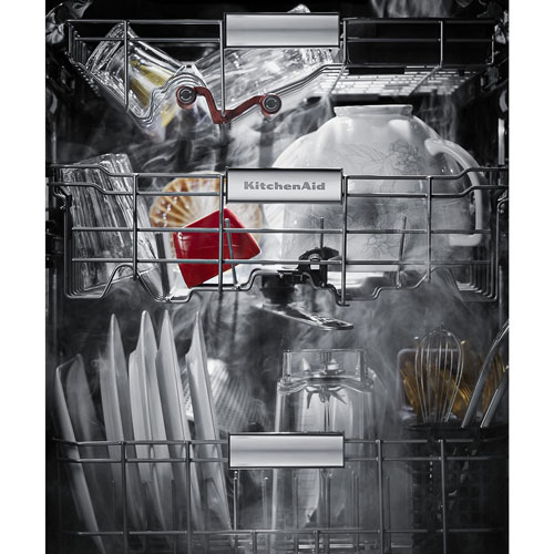 KitchenAid 24" 44dB Built-In Dishwasher with Stainless Steel Tub - PrintShield Stainless