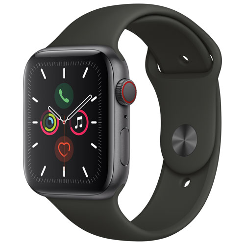 Rogers Apple Watch Series 5 40mm Space Grey Aluminum w/ Black Sport Band - Monthly Financing