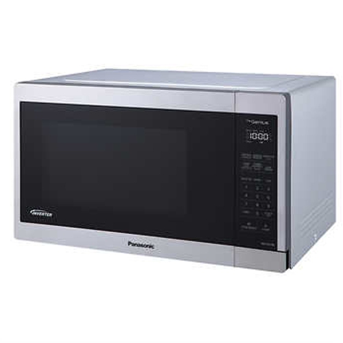 Four à micro-ondes en acier inoxydable Genius de 1,3 pi3 de Panasonic. Puissance de cuisson de 1200&nbsp;W - 10/10 - Boîte ouverte