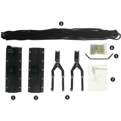 Stanz Upgraded Garage Utility Ceiling-Mounted Bike Lift, Mountain Bicycle Hoist