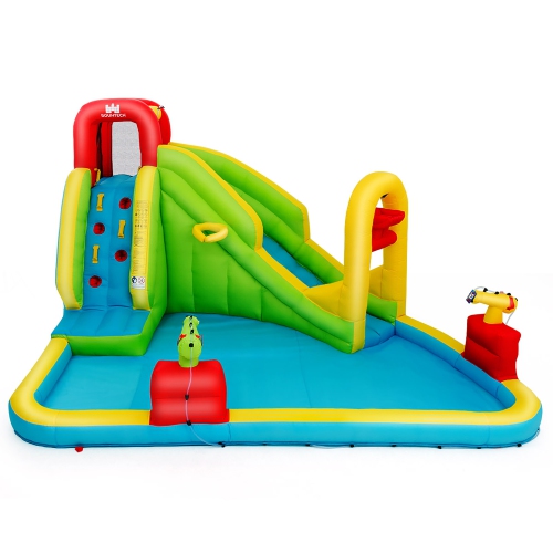 Costway Inflatable Water Slide Kids Bounce House Without Blower