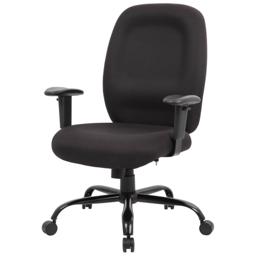 Boss Office Big and Tall Swivel Office Chair in Black